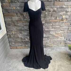 Reformation Black Evening Gown Size 6